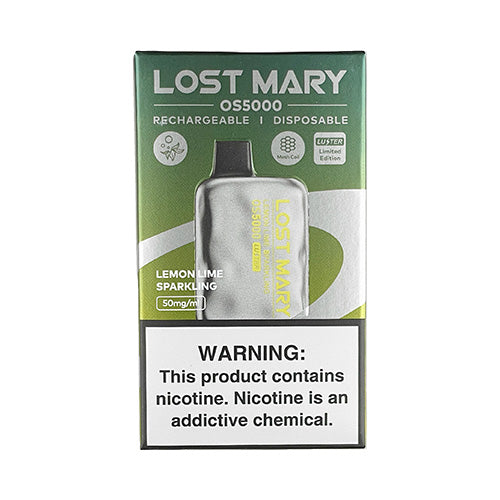Lost Mary OS5000 - Lemon Lime Sparkling, disposable vape