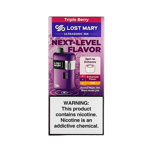 Lost Mary Ultrasonic 35K - Triple Berry Disposable - $14.99 - VPRSTS Lost Mary Ultrasonic 35K - Triple Berry Disposable - $14.99 - VPRSTS
