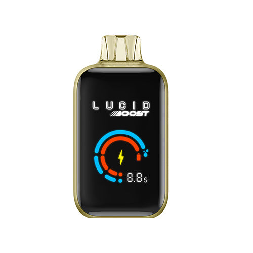 Lucid Boost - White Gummy, disposable vape