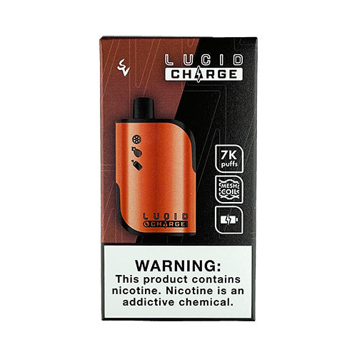 Lucid Charge - Orange Pineapple Ice, disposable vape