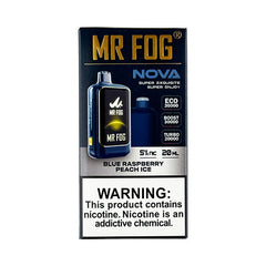 Mr Fog Nova - Blue Raspberry Peach Ice Disposable - $19.99 - VPRSTS Mr Fog Nova - Blue Raspberry Peach Ice Disposable - $19.99 - VPRSTS