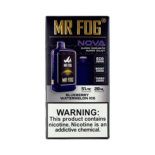 Mr Fog Nova - Blueberry Watermelon Ice, disposable vape