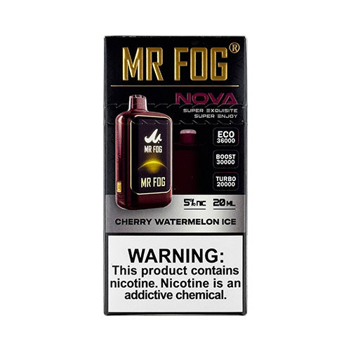 Mr Fog Nova - Cherry Watermelon Ice, disposable vape