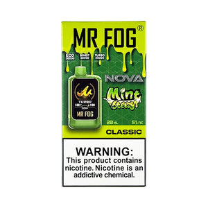 Mr Fog Nova - Mint Steezy Classic, disposable vape