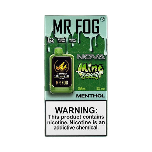 Mr Fog Nova - Mint Steezy Menthol, disposable vape