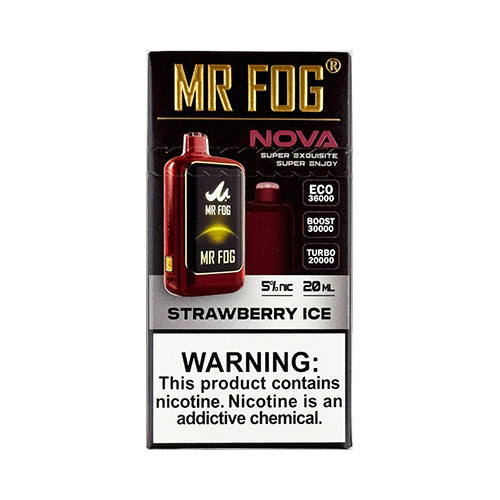 Mr Fog Nova - Strawberry Ice, disposable vape