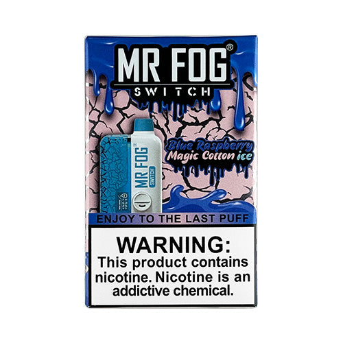 Mr Fog Switch SW15000 - Blue Raspberry Magic Cotton Ice, disposable vape
