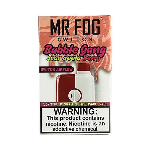 Mr Fog Switch - Bubble Gang Sour Apple Berry, disposable vape