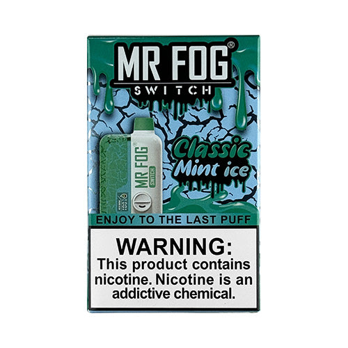 Mr Fog Switch SW15000 - Classic Mint Ice, disposable vape