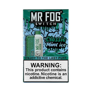 Mr Fog Switch SW15000 - Classic Mint Ice Disposable - $14.99 - VPRSTS Mr Fog Switch SW15000 - Classic Mint Ice Disposable - $14.99 - VPRSTS