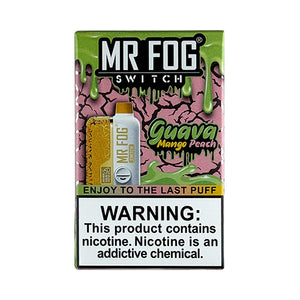 Mr Fog Switch SW15000 - Guava Mango Peach, disposable vape