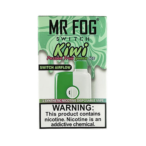 Mr Fog Switch - Kiwi Passion Fruit Guava Ice, disposable vape