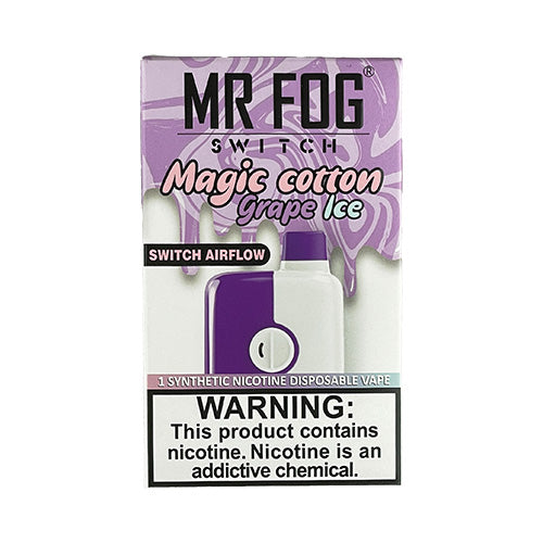 Mr Fog Switch - Magic Cotton Grape Ice, disposable vape