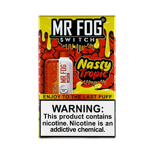 Mr Fog Nasty Tropic Flavor Mr Fog Switch SW 15000 Puffs Disposable Vape Wholesale Vapz Vape Wholesale Mr Fog Nasty Tropic Flavor Mr Fog Switch SW 15000 Puffs Disposable Vape Wholesale Vapz Vape Wholesale