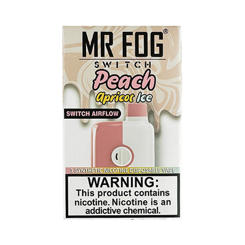 Mr Fog Switch - Peach Apricot Ice, disposable vape