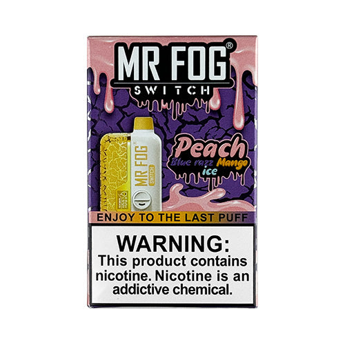do njoys come with a pod Mr Fog Switch15000 Mr Fog Switch SW15000