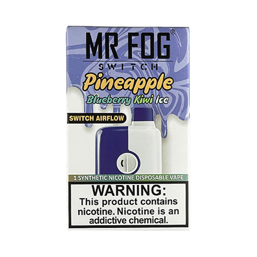 Mr Fog Switch - Pineapple Blueberry Kiwi Ice, disposable vape