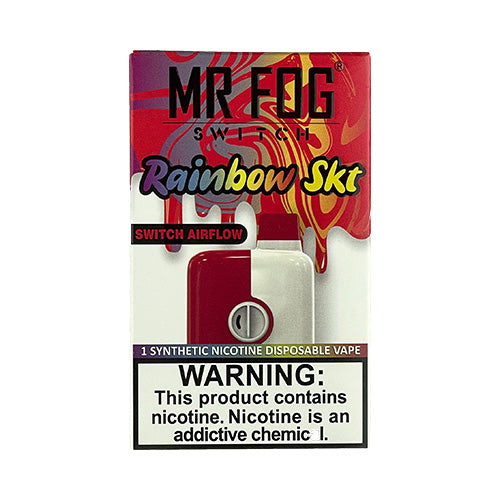 mr fog rainbow flavor Mr Fog Switch - Rainbow Skt Disposable - $14.99