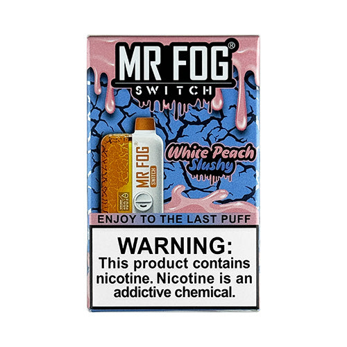 Mr Fog Switch SW15000 - White Peach Slushy, disposable vape