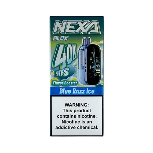 nexa vape blue razz ice NEXA Flex 40000 - Blue Razz Ice Disposable - $16.99
