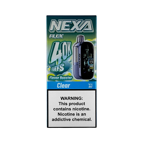 NEXA Flex 40000 - Clear, disposable vape