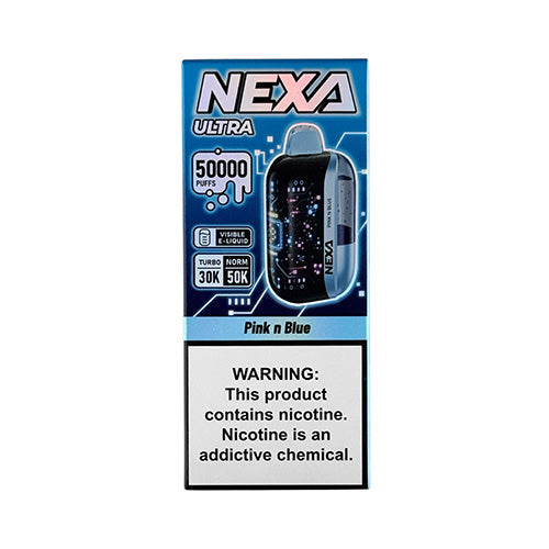 Nexa Vape Pink And Blue Flavor NEXA Ultra 50000 - Pink & Blue Disposable - .99 Nexa Vape Pink And Blue Flavor NEXA Ultra 50000 - Pink & Blue Disposable - .99
