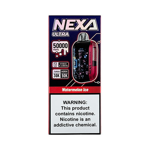 NEXA Ultra 50000 - Watermelon Ice Disposable - $15.99 - VPRSTS NEXA Ultra 50000 - Watermelon Ice Disposable - $15.99 - VPRSTS
