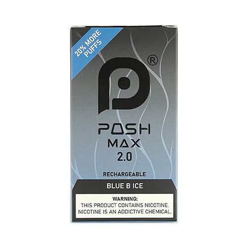 Posh Max 2.0 - Blue B Ice, disposable vape