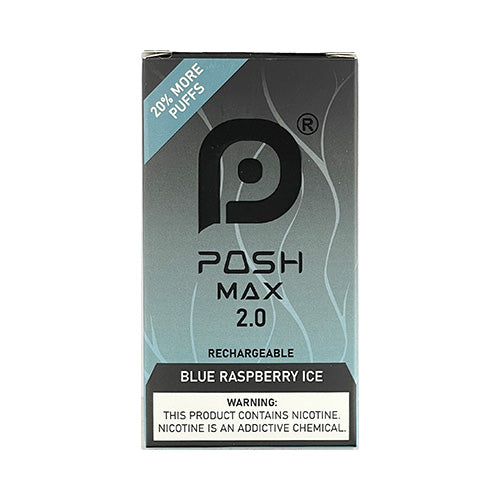 Posh Max 2.0 - Blue Raspberry Ice, disposable vape