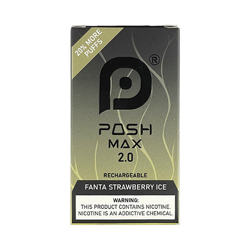 Posh Max 2.0 - Fanta Strawberry, disposable vape