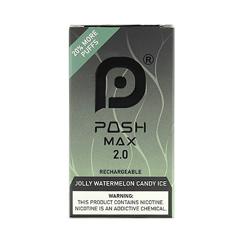 Posh Max 2.0 - Jolly Watermelon Candy Ice, disposable vape