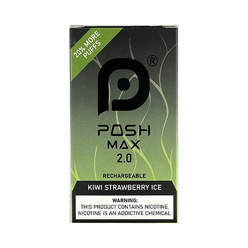 Posh Max 2.0 - Kiwi Strawberry Ice, disposble vape