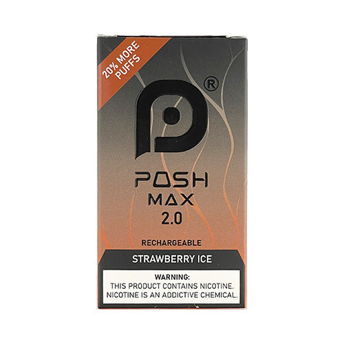 Posh Max 2.0 - Strawberry Ice, disposable vape