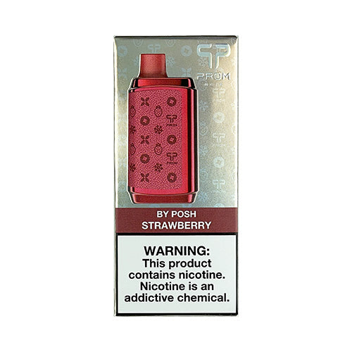 Posh Prom Noir - Strawberry, disposable vape