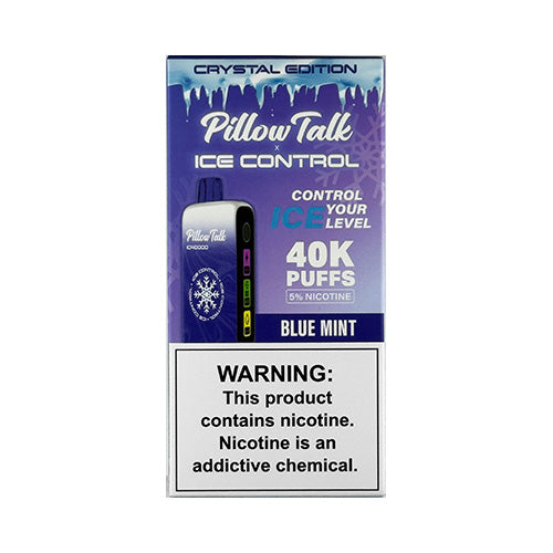 Pillow Talk Ice Control 40K - Blue Mint Disposable - $14.99