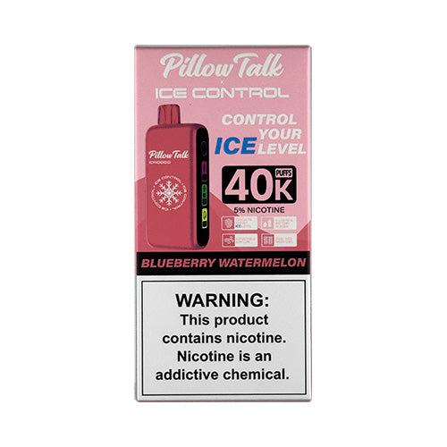Pillow Talk Ice Control 40K - Blueberry Watermelon, disposable vape