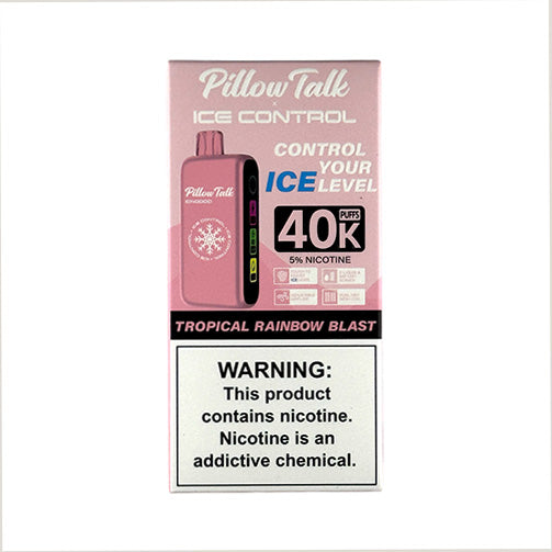 Pillow Talk Ice Control 40K - Tropical Rainbow Blast, disposable vape