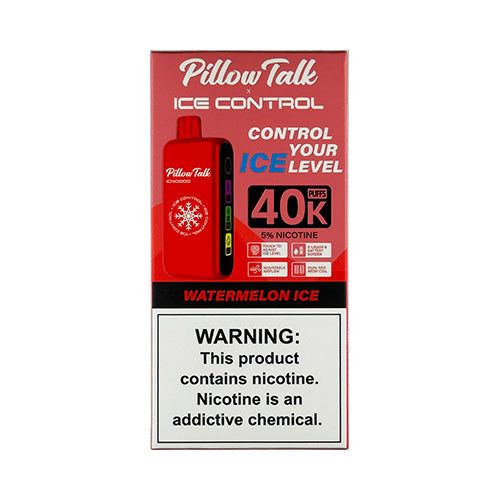 Pillow Talk Ice Control 40K - Watermelon Ice, disposable vape