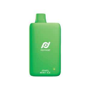 Pod Pocket 7500 - Jewel Mint Ice, disposable vape