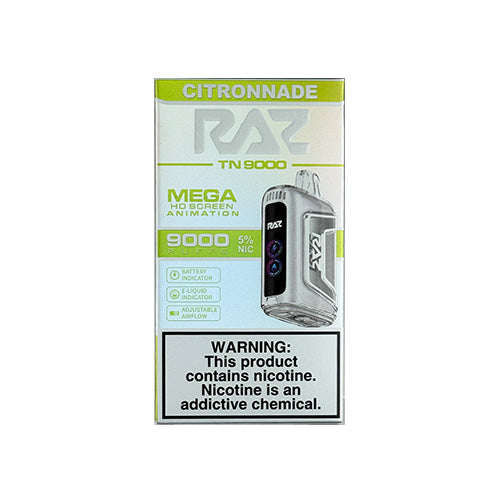 Citronnade Raz Tn9000 RAZ TN9000 Disposable - Citronade - Roll N' Smoke Australia 9000 Vape Price Citronnade Raz Tn9000 RAZ TN9000 Disposable - Citronade - Roll N' Smoke Australia 9000 Vape Price