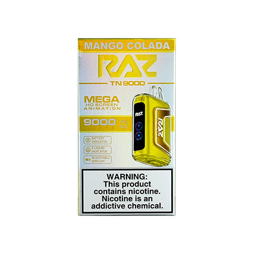 Raz TN9000 - Mango Colada Disposable - $17.99 - VPRSTS Raz TN9000 - Mango Colada Disposable - $17.99 - VPRSTS