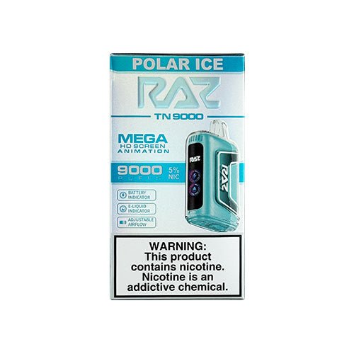 Raz TN9000 - Polar Ice, disposable vape