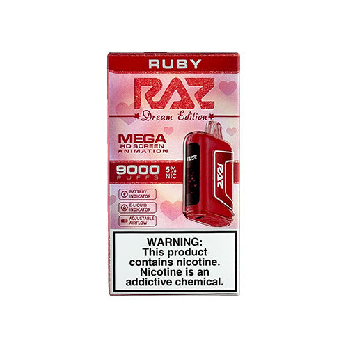 Raz TN9000 - Ruby, disposable vape