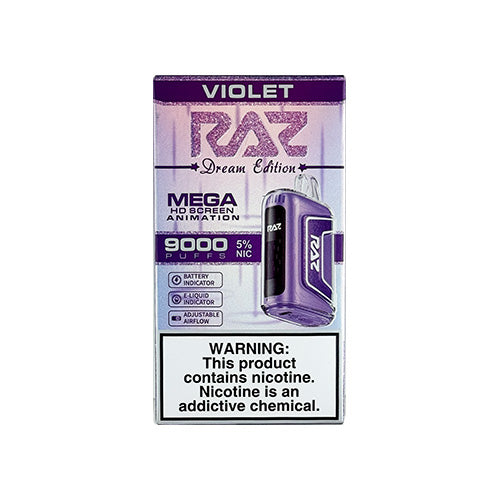 What Flavor Is Violet Raz Raz TN9000 - Violet Disposable