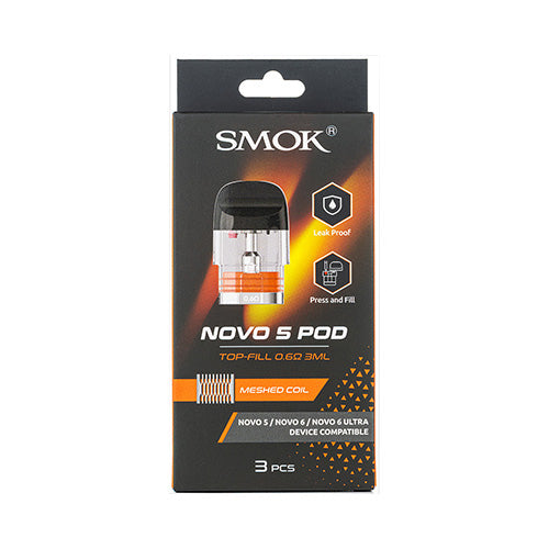 Smok - Novo 5 Replacement Pods (3-Pods)