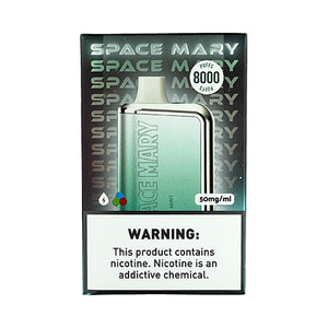 Space Mary SM8000 - Alaskan Mint, disposable vape