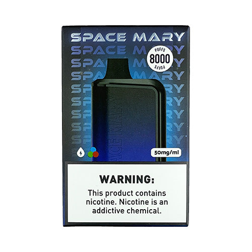 Space Mary SM8000 - Blue Razz, disposable vape