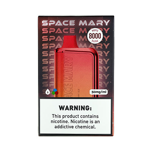 Space Mary SM8000 - Strawberry Ice, disposable vape
