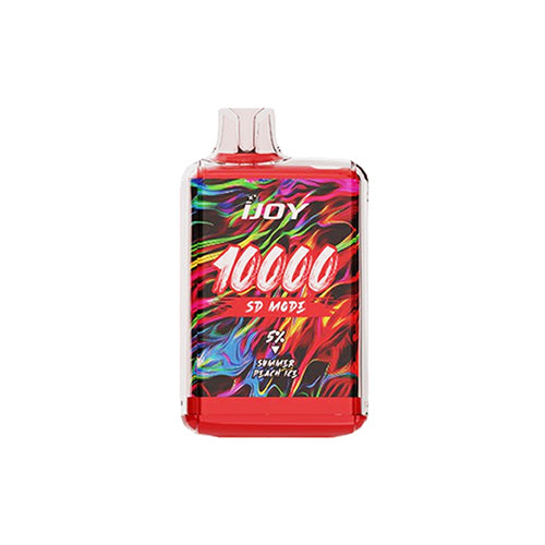 iJoy SD10000 - Summer Peach Ice, disposable vape