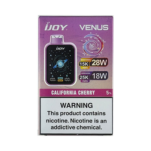 iJoy Venus - California Cherry, disposable vape
